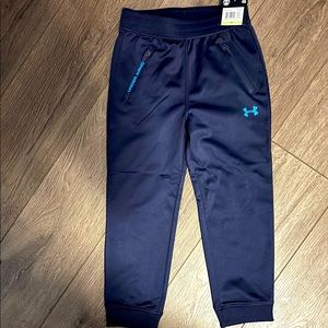 Boy’s Navy Blue Under Armour Sweatpants, Size 4T